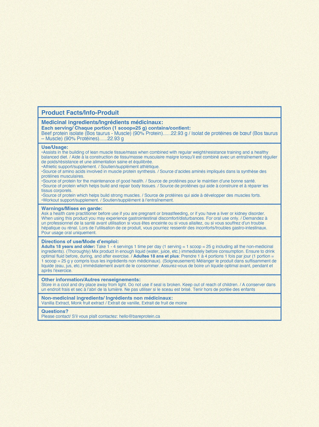 Beef Isolate Protein